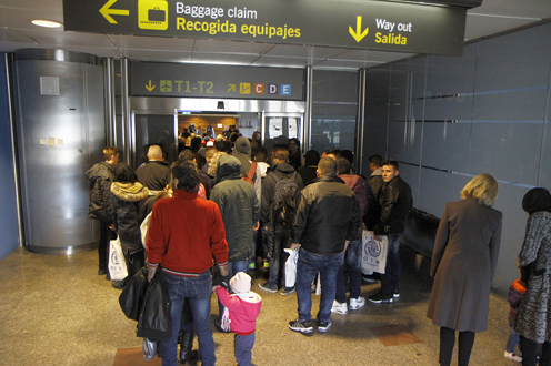ESPAÑA: Llegan a España 198 refugiados procedentes de Grecia, el grupo más grande desde el inicio del proceso de reubicación