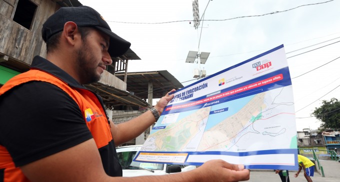 93 sirenas facilitarán las rutas de evacuación en las provincias de Manabí y Esmeraldas