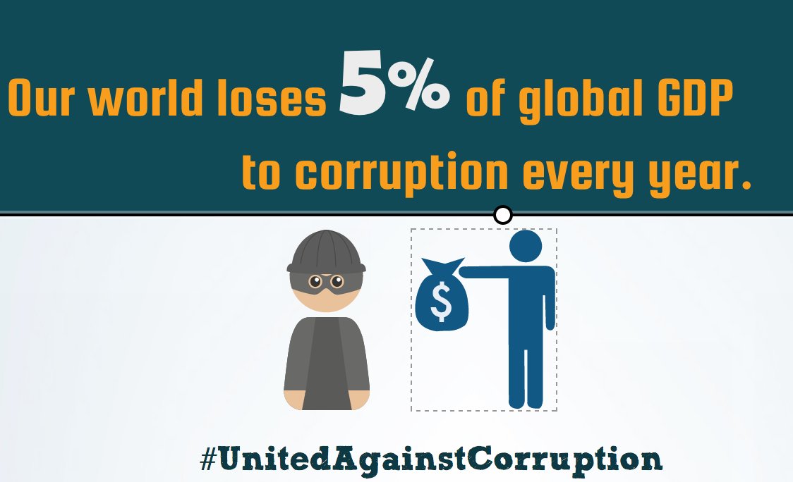 La corrupción es una lacra mundial que frena el desarrollo