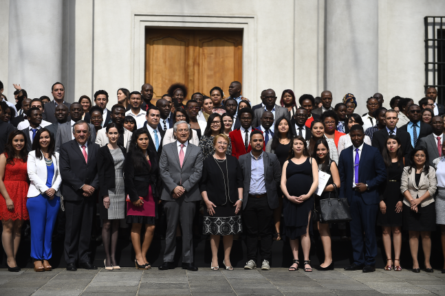 Presidenta Bachelet participa en Encuentro Anual de Becarios de la Agencia de Cooperación Internacional para el Desarrollo