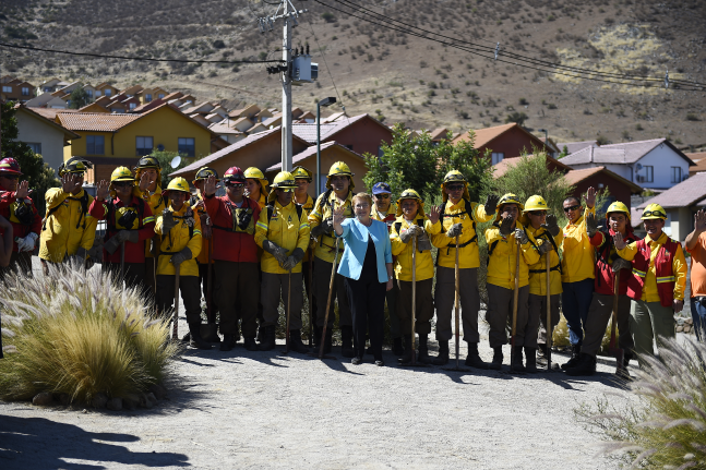 CHILE: Presidenta Bachelet: “La prevención, el cuidado y la vigilancia son las mejores medidas que podemos tomar para evitar los incendios forestales”