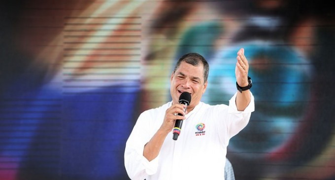 Presidente Rafael Correa destacó los avances en política laboral registrados en la última década (Presentación)