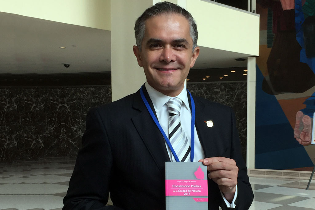 La Ciudad de México presenta su Constitución en la ONU