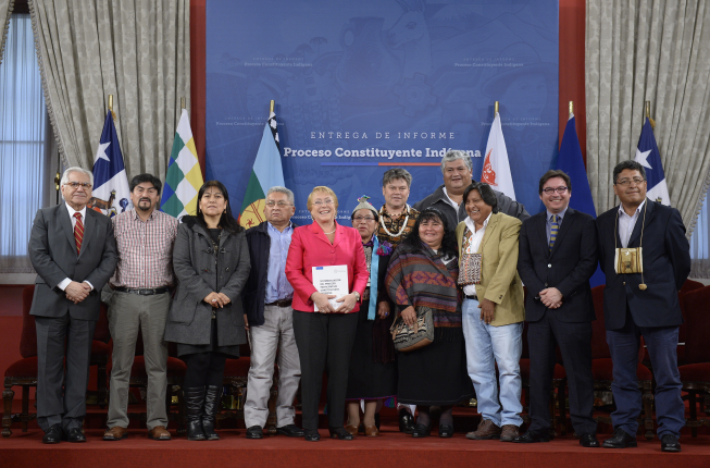 CHILE: Bachelet recibe el Informe de Sistematización del Proceso Constituyente Indígena