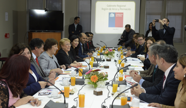 Bachelet: “Este gobierno ha decidido aumentar en 67% la inversión pública en la región, comparado con el período anterior”