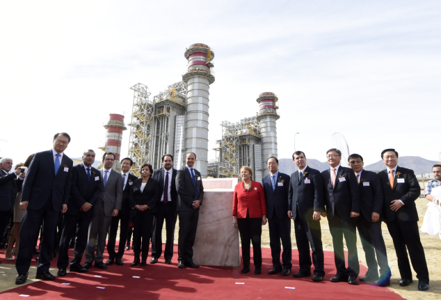 Presidenta Bachelet encabeza ceremonia de inauguración de nueva central eléctrica en el norte