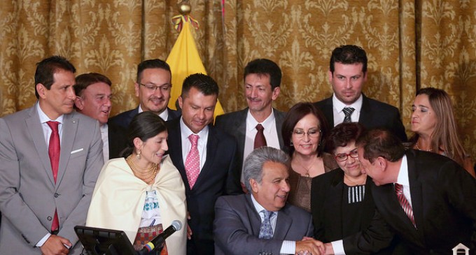 Presidente Moreno dirigió el primer Taller con los nuevos gobernadores provinciales