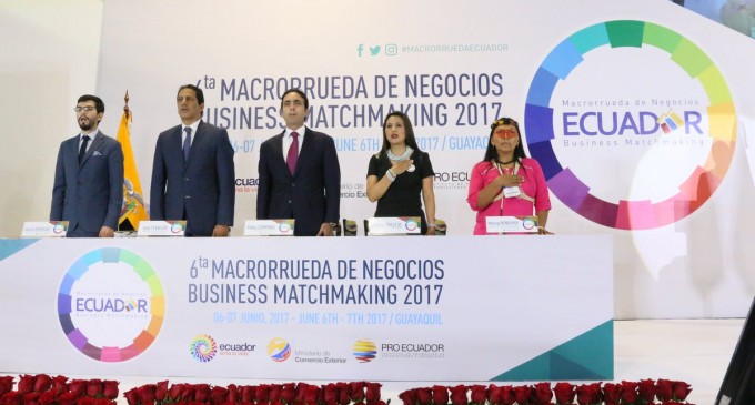 Hoy inició la sexta edición de la Macrorrueda de Negocios en Guayaquil
