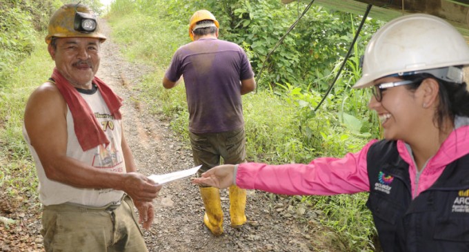 Brigadas actualizan datos sobre la actividad minera en Ecuador
