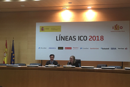 ESPAÑA:16/01/2018. El ICO y la banca firman nuevas líneas para financiar planes de inversión de autónomos y empresas