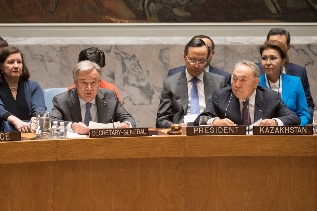 La amenaza de las armas de destrucción masiva crece pese a esfuerzos del Consejo de Seguridad, advierte Guterres