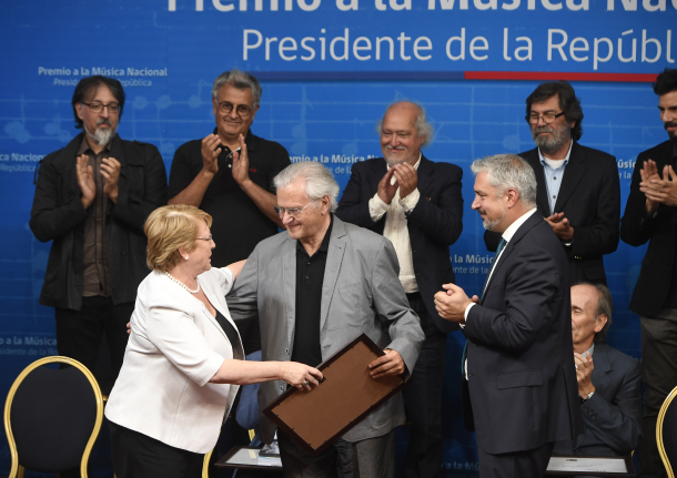Presidenta Bachelet entrega premios a la Música Nacional Presidente de la República 2017