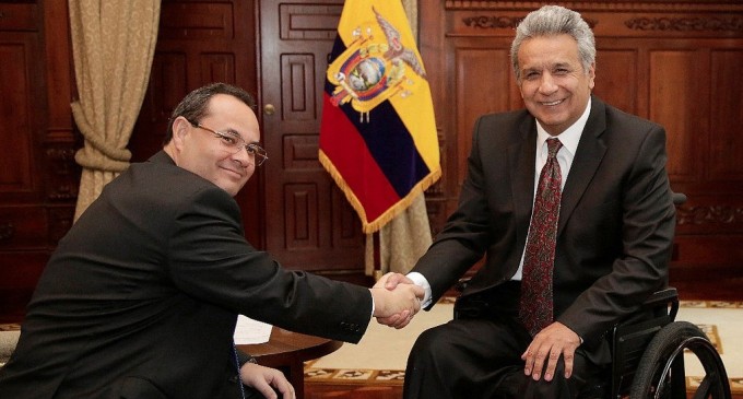 Presidente Moreno se reunió con representantes del Banco de Desarrollo de América Latina