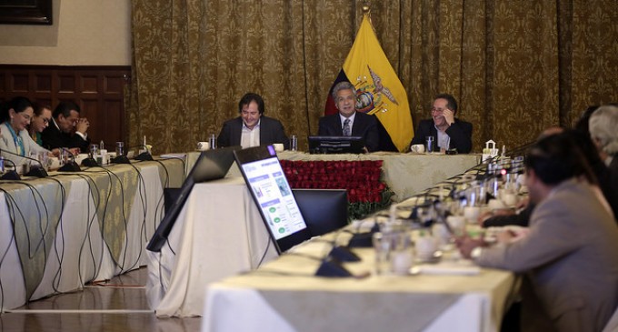Presidente Moreno lideró el tercer encuentro del Gabinete Económico