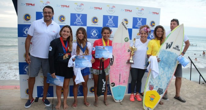 Los surfistas apoyados por el Ministerio de Deporte barrieron en el campeonato nacional
