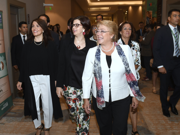 Bachelet en inauguración del IV Foro Global de Empresas por la Igualdad de Género: Que nadie quede atrás es un lema especialmente significativo en el caso de las mujeres