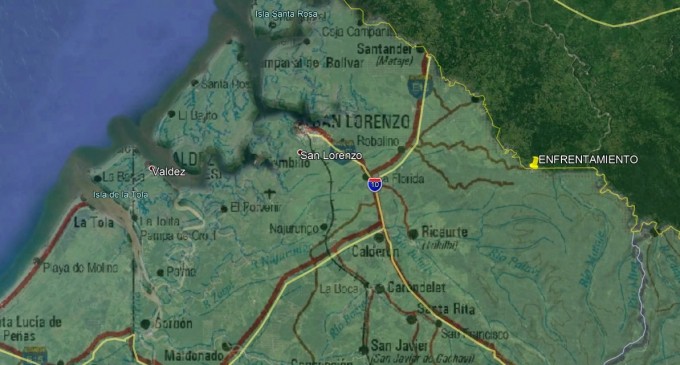 Militares ecuatorianos fueron atacados en la zona fronteriza de San Lorenzo