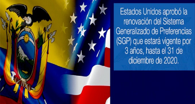 EE.UU. aprueba mantener las preferencias arancelarias para las exportaciones ecuatorianas
