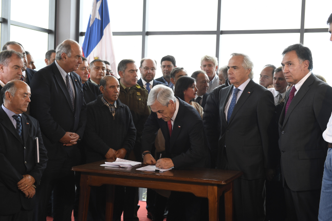 Presidente Piñera impulsa reforma a Ley Antiterrorista: Es urgente y necesaria