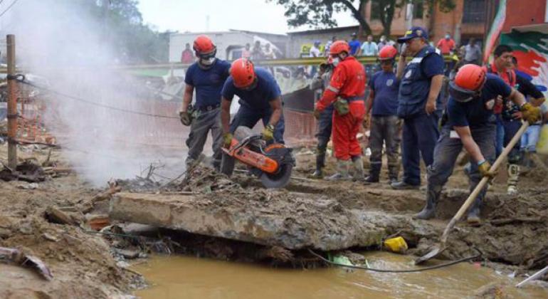 Las fuertes lluvias han causado inundaciones devastadoras y deslizamientos de tierra en Colombia y Perú. Foto: OMM