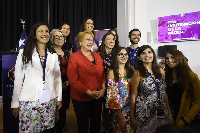 CHILE: Presidenta Bachelet: La equidad de género representa uno de los desafíos más grandes que tenemos como sociedad y comunidad mundial