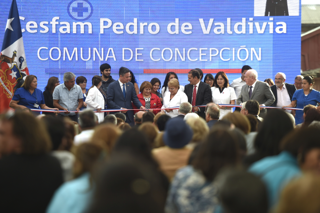 CHILE: Bachelet en inauguración de Cesfam en Concepción: Sin salud pública muchas de las comunas de la región o el país estarían desamparadas