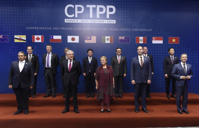 Bachelet presidió la firma del Tratado Integral y Progresista de Asociación Transpacífico (CPTPP)