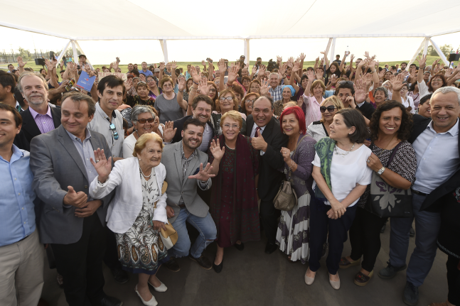 Bachelet inaugura el Parque Pierre Dubois en Pedro Aguirre Cerda