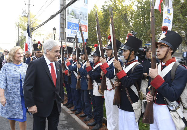 Presidente Piñera conmemora los 200 años del Abrazo de Maipú