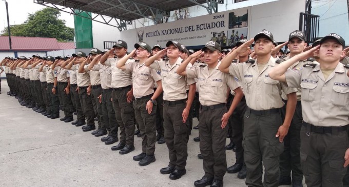 637 policías reforzarán la seguridad de la provincia del Guayas