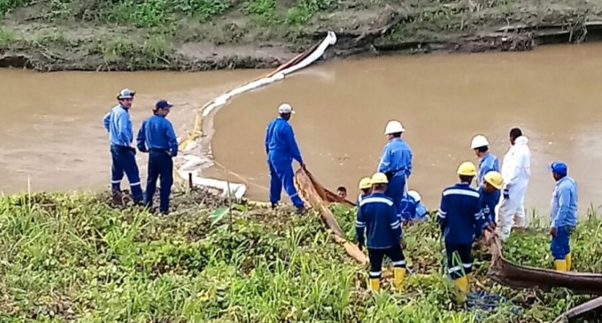Derrame de diésel en el río Chucaple fue controlado