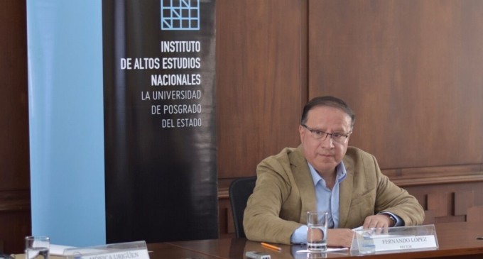 Fernando López Parra es el nuevo Rector del IAEN