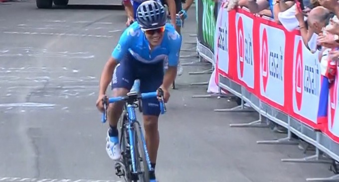 Richard Carapaz se ubica en el cuarto puesto en la general del Giro de Italia