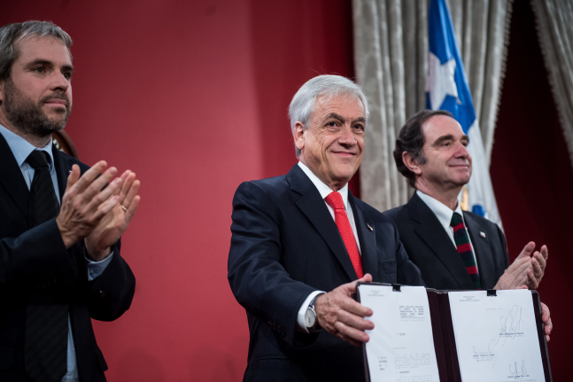 Presidente Piñera apoya la imprescriptibilidad total de delitos sexuales contra menores de edad