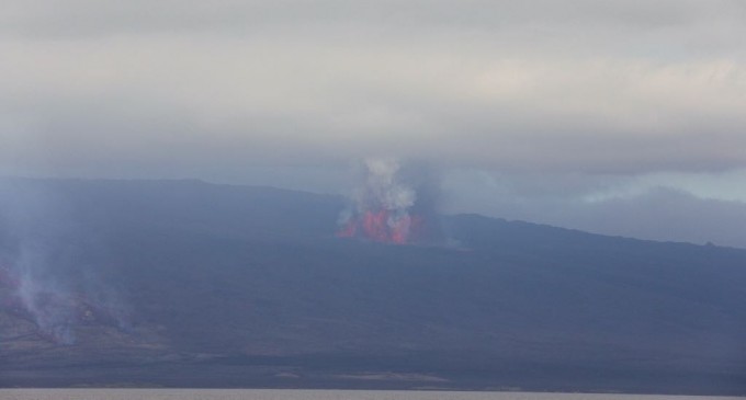 Declaran alerta naranja el área de influencia del volcán Sierra Negra de Galápagos