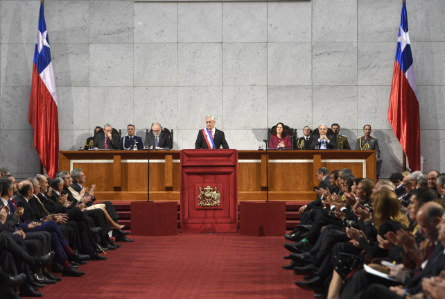CHILE: Presidente Piñera resalta la importancia de la unidad nacional en su primera Cuenta Pública