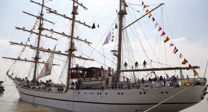 La ciudadanía podrá recorrer los buques de escuelas navales de Latinoamérica que visitan Guayaquil