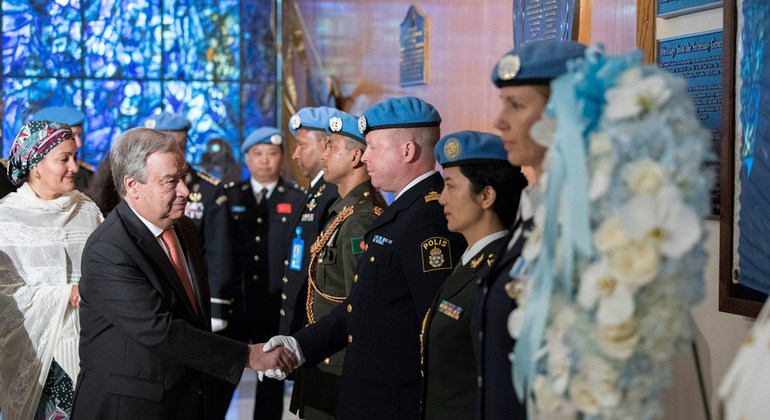 Guterres: La bandera de la ONU ya no protege a los cascos azules