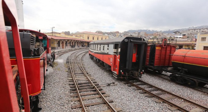 Hace 110 años llegó el ferrocarril a la estación de Chimbacalle