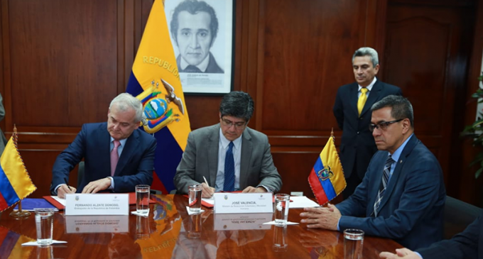Ecuador y Colombia ratifican compromisos para ejecutar proyectos en la zona fronteriza