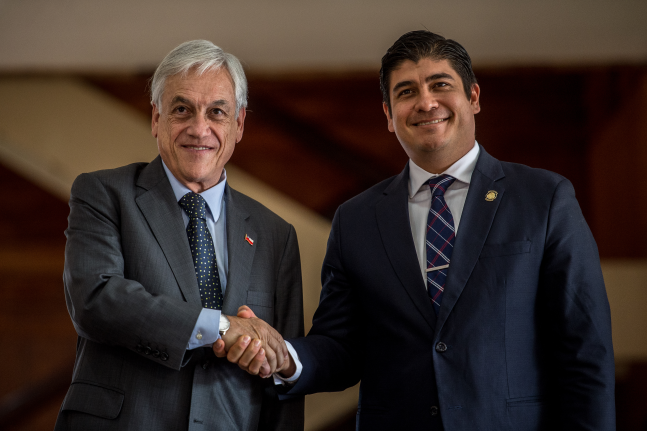 CHILE: Presidente Piñera y Presidente de Costa Rica firman acuerdos en Igualdad de Género y Medio Ambiente para impulsar cooperación entre ambos países