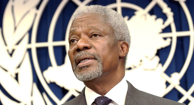 La ONU lamenta profundamente la muerte del ex Secretario General Kofi Annan