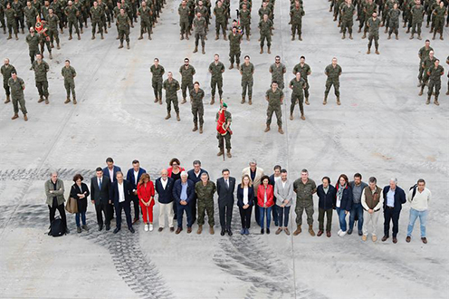 ESPAÑA: Robles destaca el trabajo de los militares españoles en Letonia en defensa de la paz y la libertad