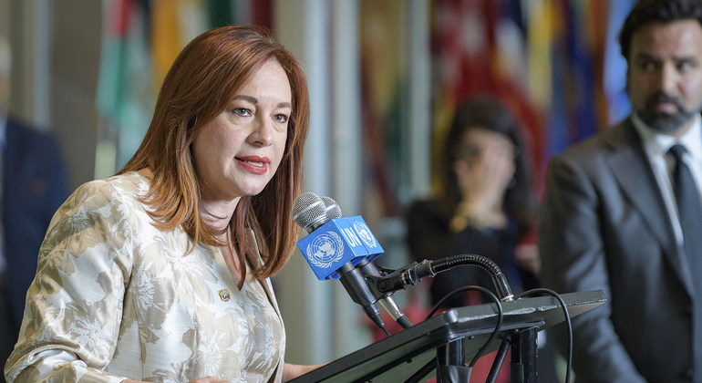 María Fernanda Espinosa asume su cargo como presidenta de la Asamblea General