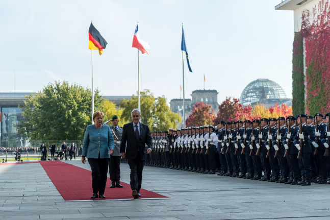 Presidente Piñera y Canciller Merkel acuerdan profundizar lazos comerciales y cooperación en innovación y energía