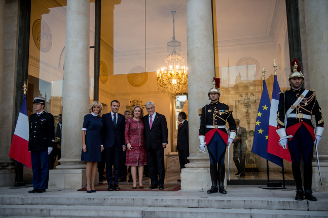 Presidente Piñera destaca acuerdos en comercio, defensa y medioambiente en encuentro con Presidente Macron: Esta reunión marca una hoja de ruta nueva en las relaciones entre Chile y Francia