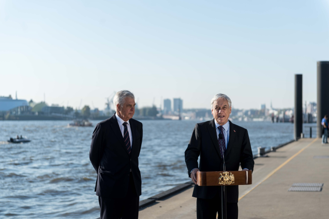 Presidente Piñera desde Hamburgo: 