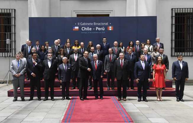 Presidente Piñera valora estrechas relaciones entre Chile y Perú: Hemos avanzado mucho porque tenemos principios y visiones compartidas