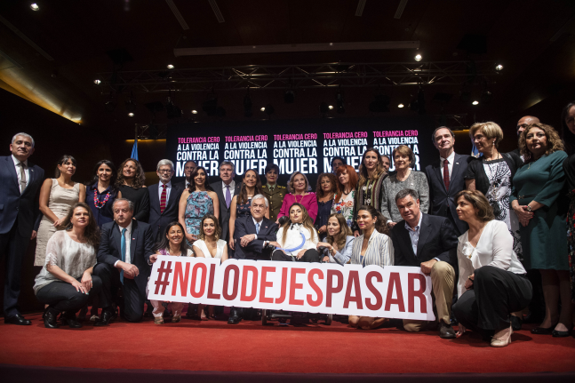 Presidente Piñera lanza campaña de tolerancia cero a la violencia contra la mujer: Queremos hacer todo lo que sea necesario para que en Chile tengamos una sociedad en que hombres y mujeres tengamos los mismos derechos