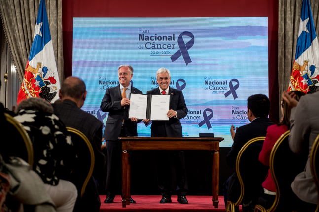 Presidente Piñera presenta Plan Nacional de Cáncer: El Estado se compromete en cuerpo y alma con los pacientes y sus familias